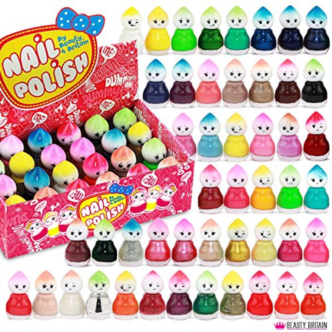 Producto Set de 48 Esmalte de Uñas 48 Colores Diferentes Forma de Muñeca 5 ml