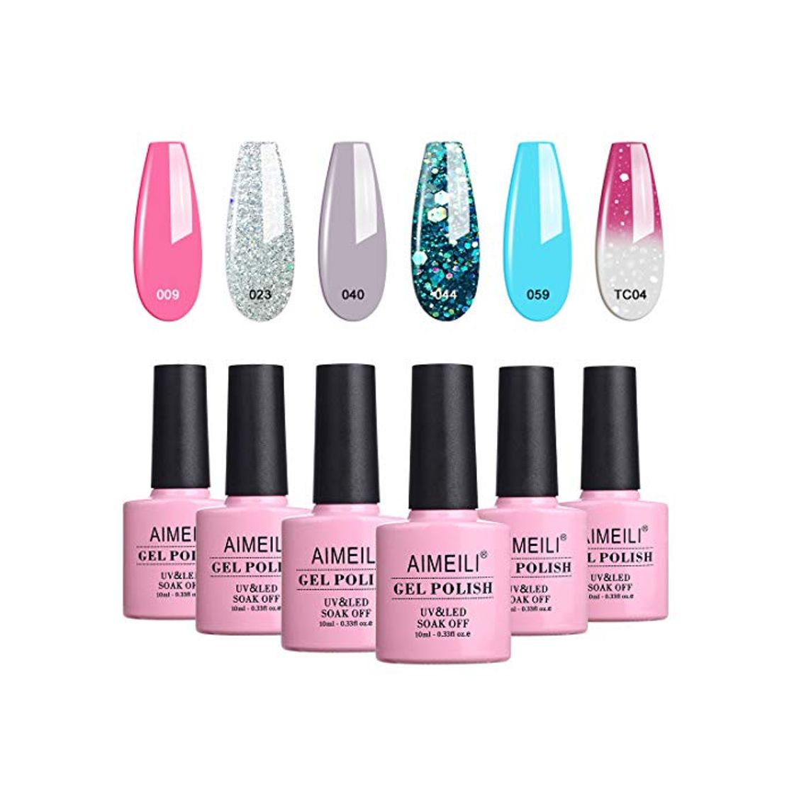 Beauty AIMEILI Kit de Esmalte Semipermanente Para Uñas Esmaltes de Uñas Esmaltes en