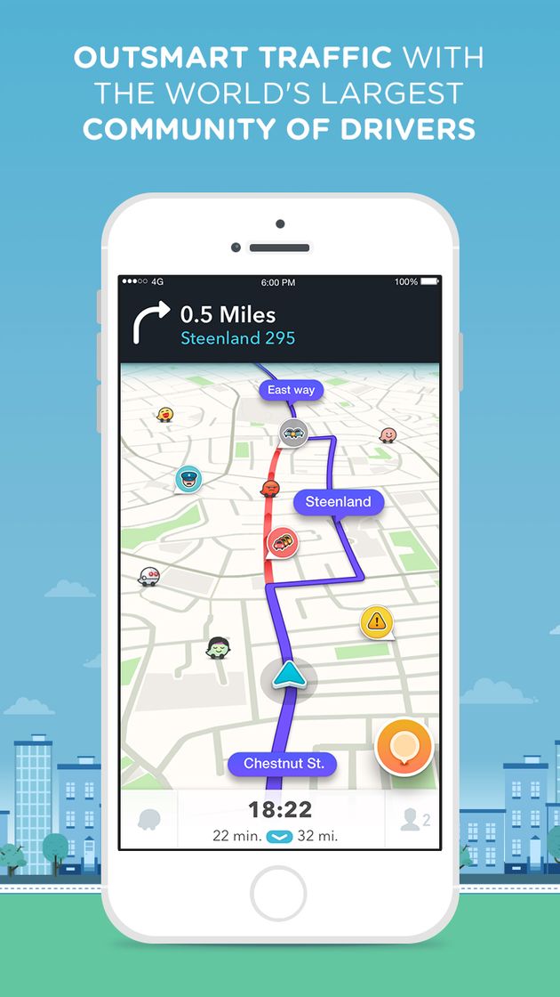 App Waze Navigation & Live Traffic