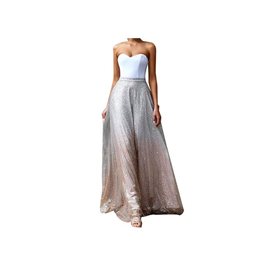 Social YWLINK Mujeres Vestido Elegante del Partido Moda Sin Mangas Sin Tirantes Atractivo