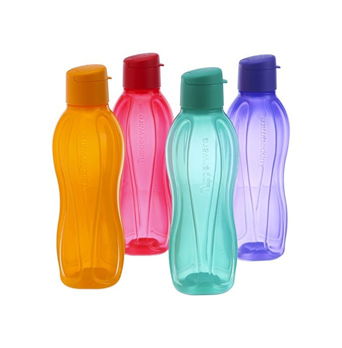 Productos Tupperware Eco Sports Water Bottle Flip Top 1 Ltr 4pcs by Tupperware