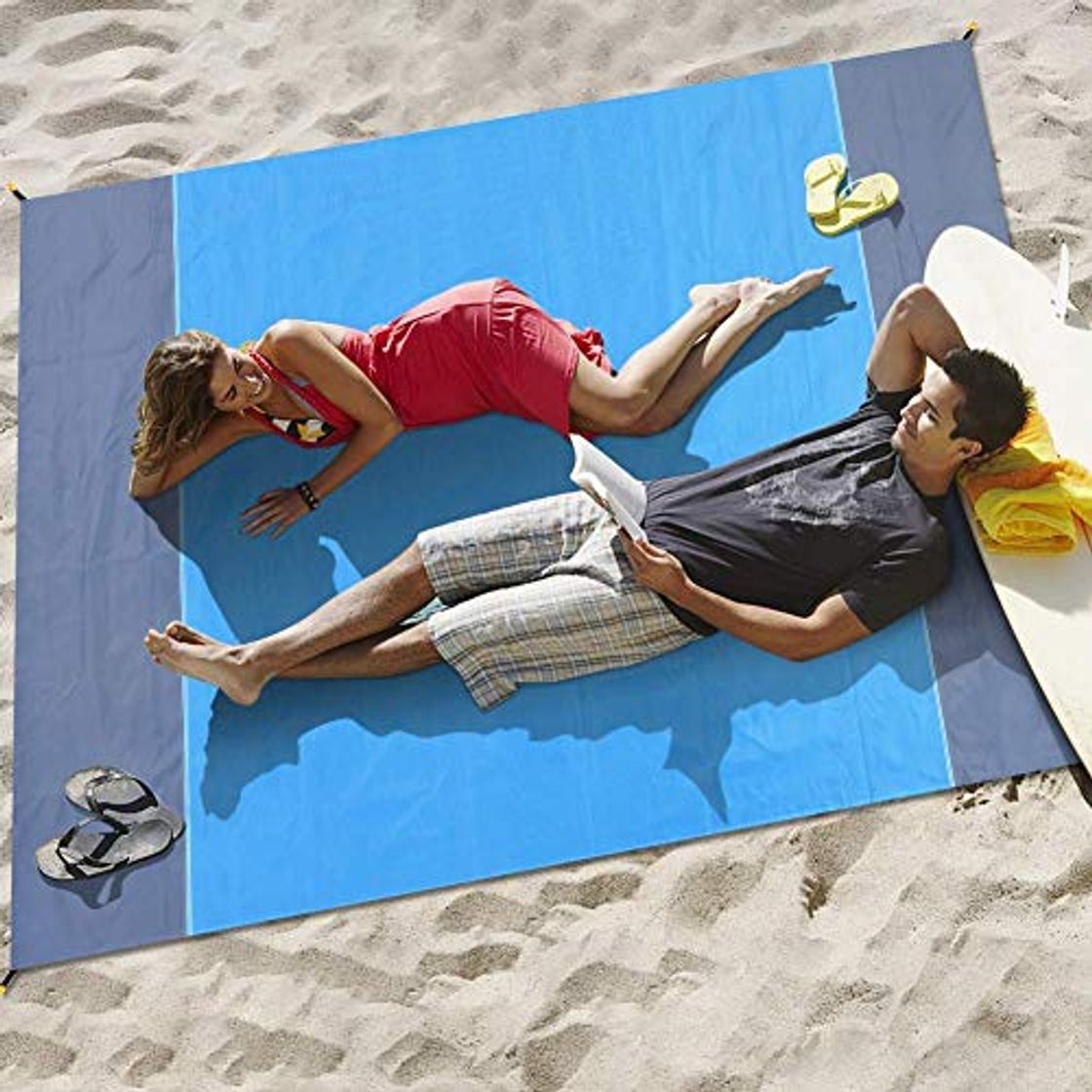 Home Afufu Alfombras de Playa, Toalla Playa Gigante 200 x 210cm, Manta Picnic