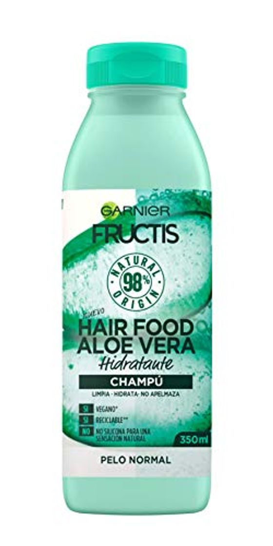 Social Garnier Fructis Hair Food Champú de Aloe Vera Hidratante para Pelo Normal