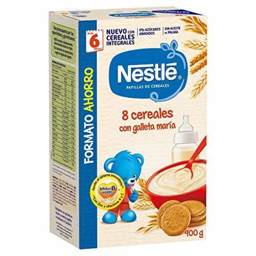 Nestlé Papilla 8 cereales con galleta María