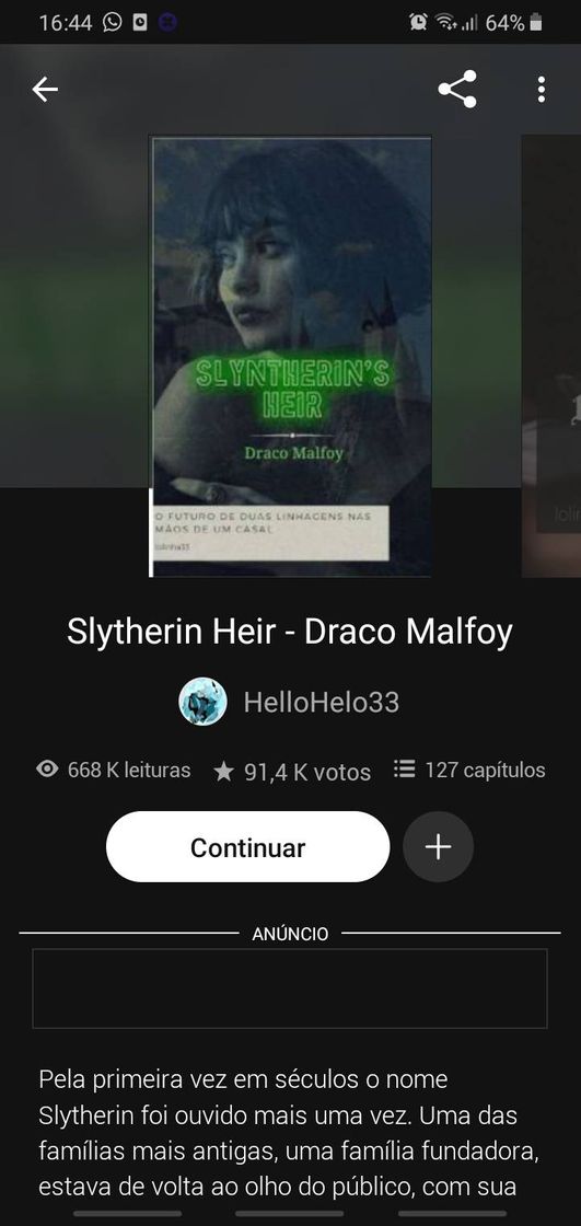 Social Fanfic de Draco Malfoy (Harry Potter)