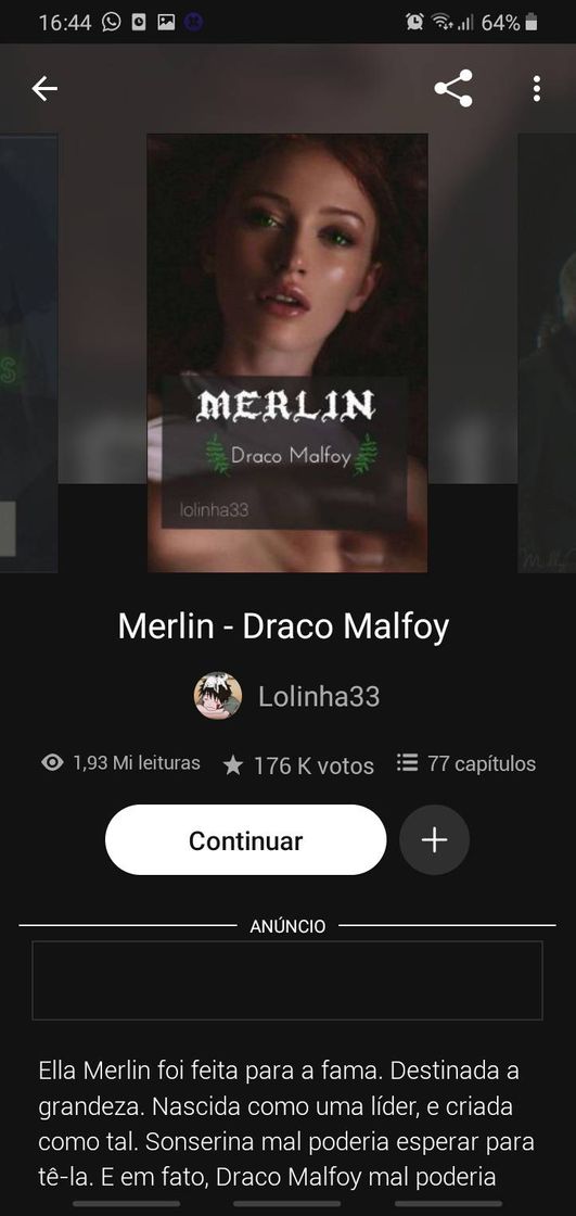 Social A melhor fic de Harry Potter/ Draco Malfoy para você.