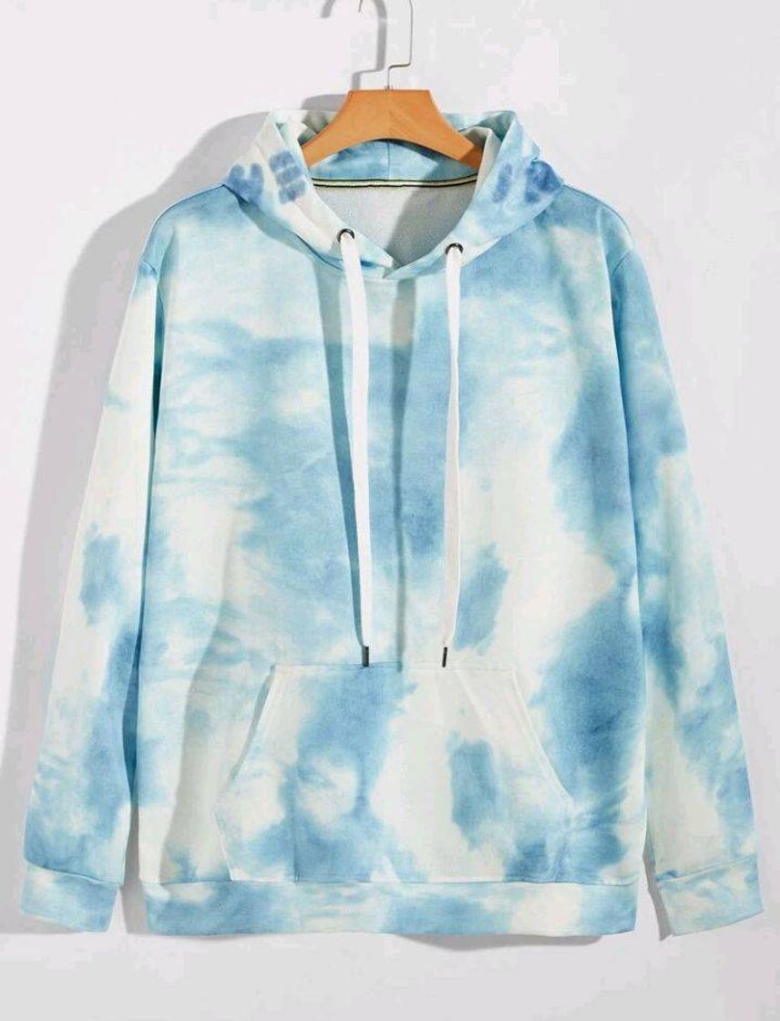 Moda Blusa moletom tie dye