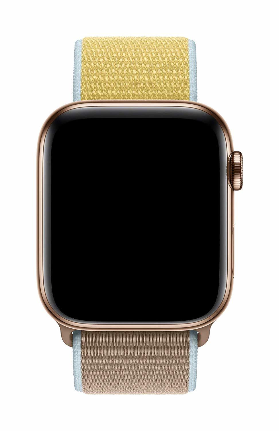 Moda Correa Loop deportiva marrón camello Apple Watch Series 4