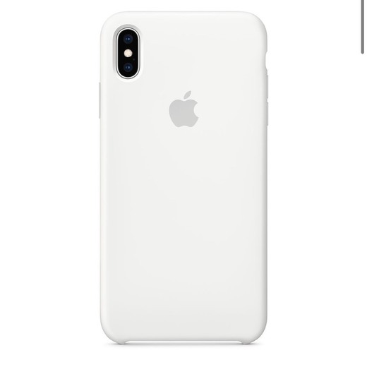 iPhone XS Silicone Case White - Apple