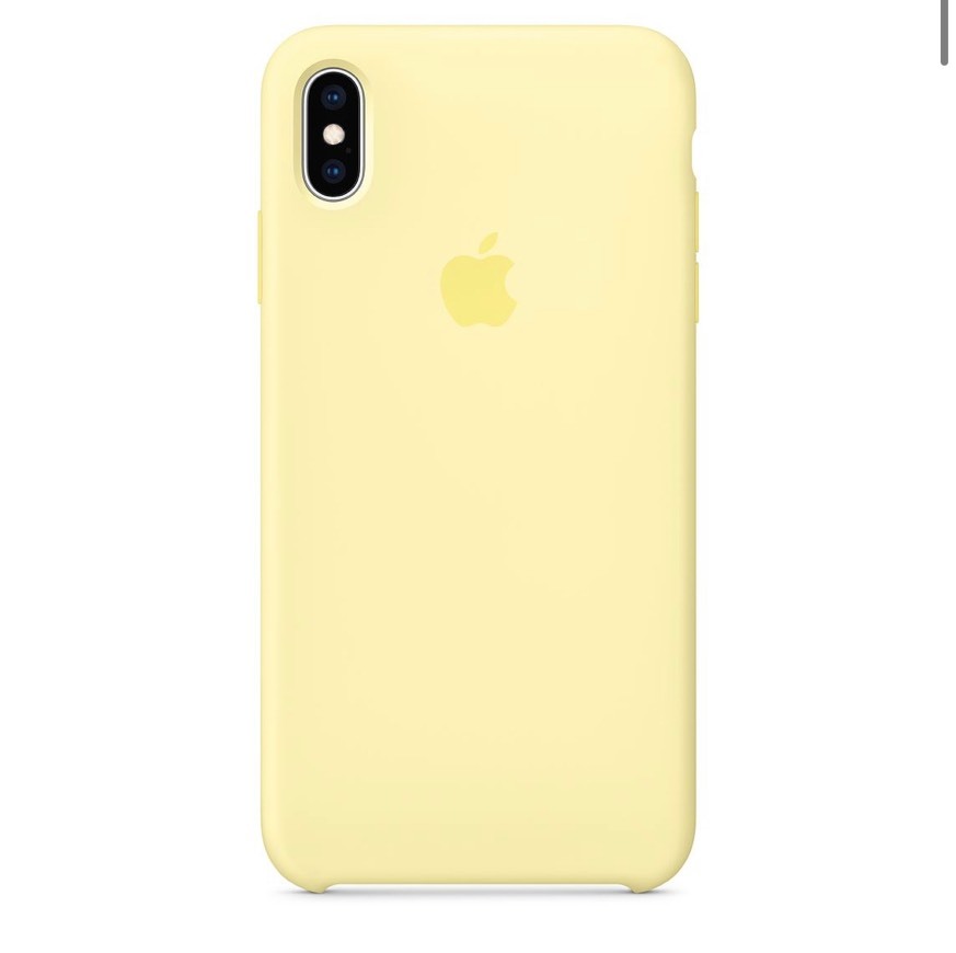 Moda iPhone XS Max Silicone Case Yellow- Apple