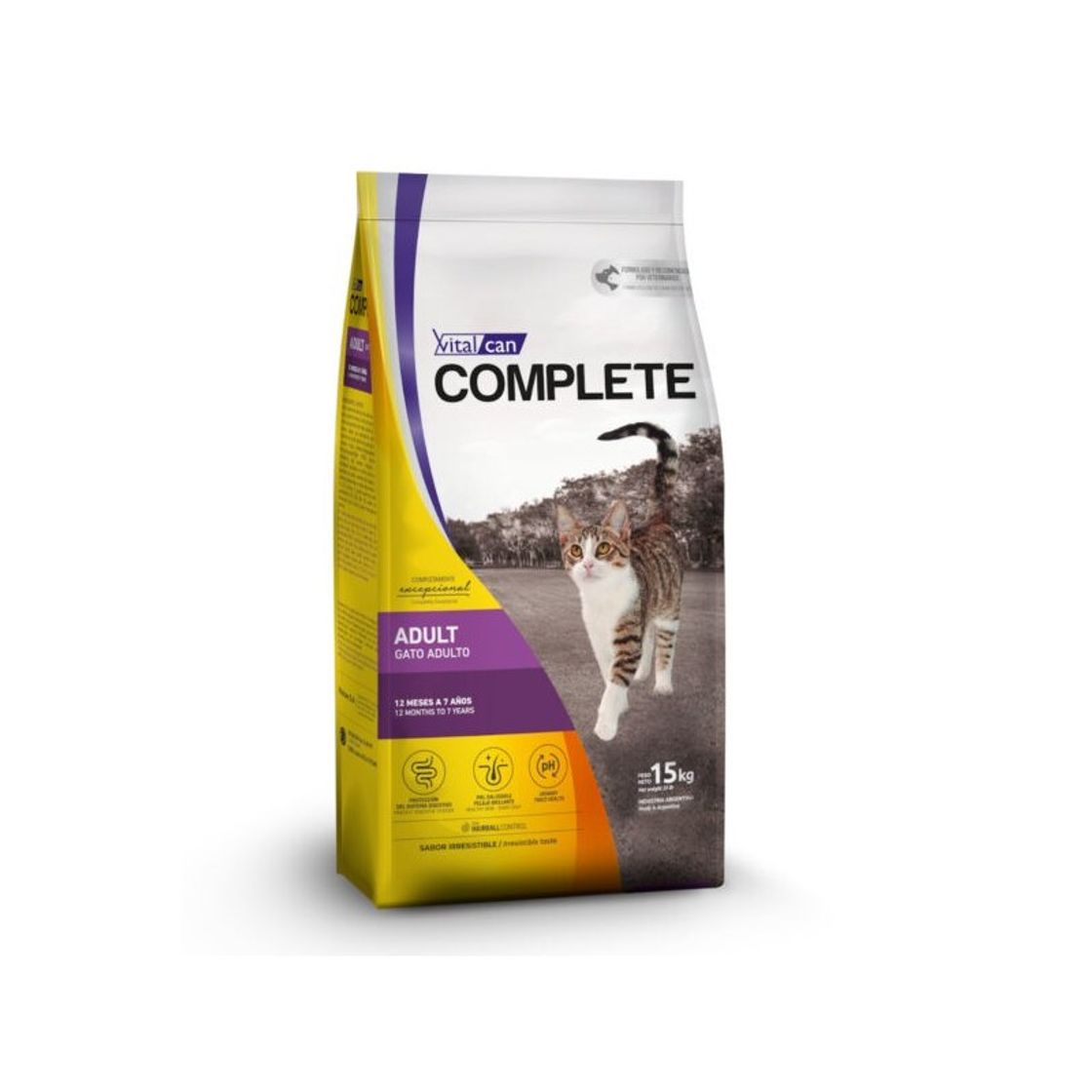 Moda Alimento Vitalcan Complete para gato adulto sabor mix en bolsa de 15 kg