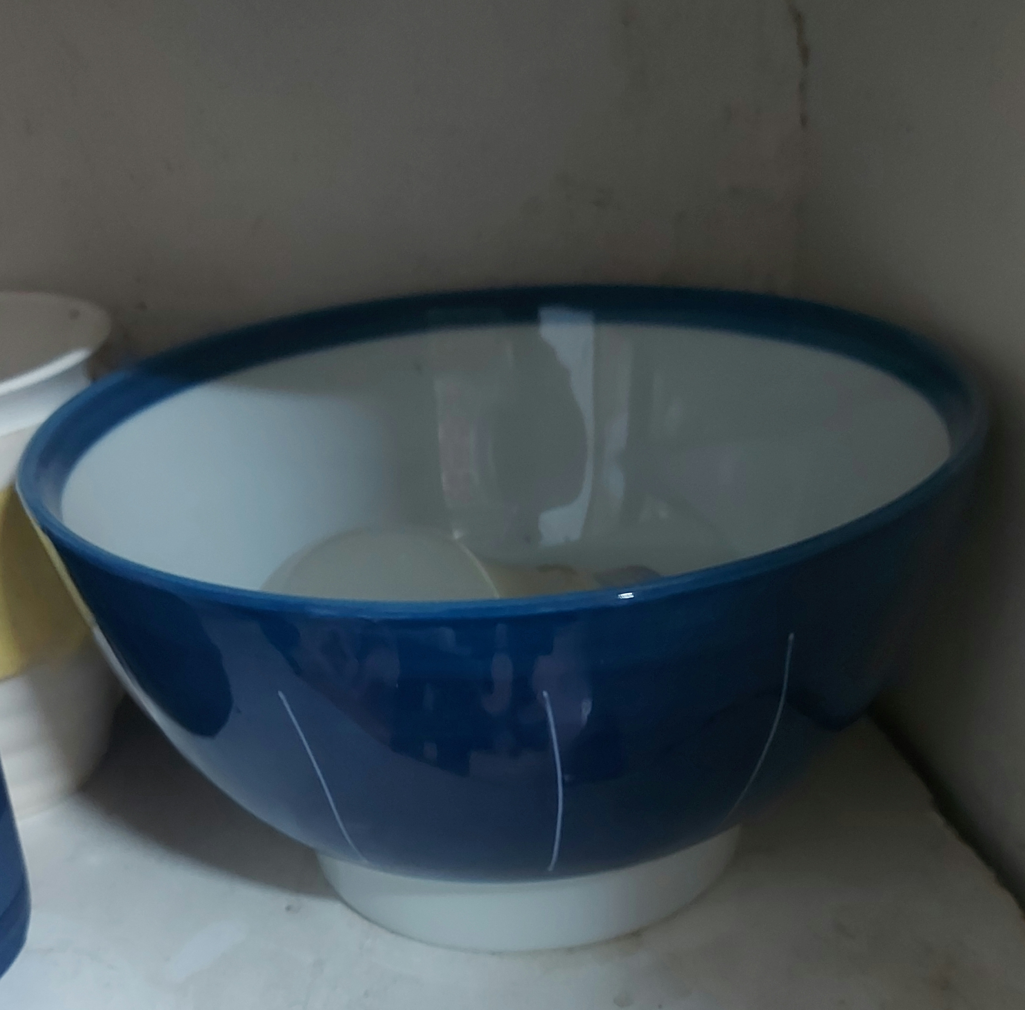 Social Cuenco Estilo Japonés De Porcelana Diseño Exclusivo Azul