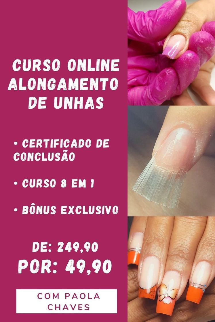 Fashion Curso completo de alongamento de unhas