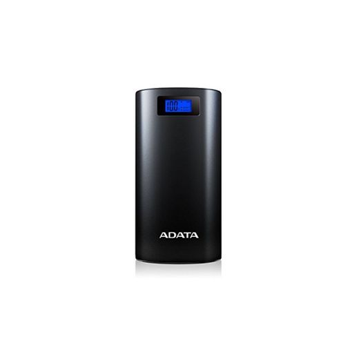 ADATA P20000D Ión de Litio 20000mAh Negro batería Externa - Baterías externas