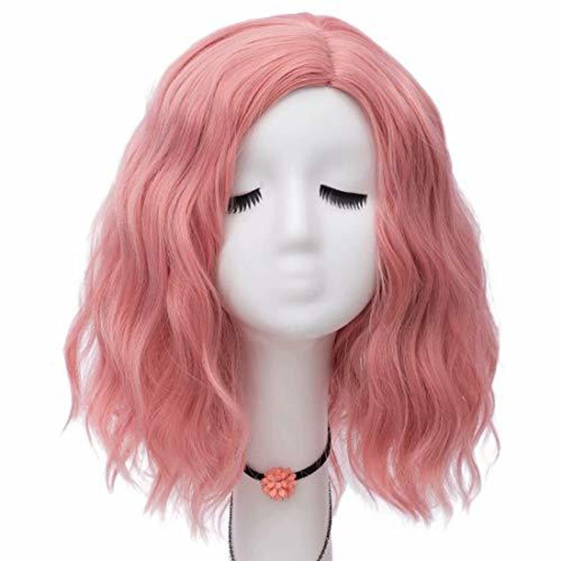 Producto NiceLisa 40cm Pieza lateral corta Onda natural Humo Rosa Carnaval diario Anime