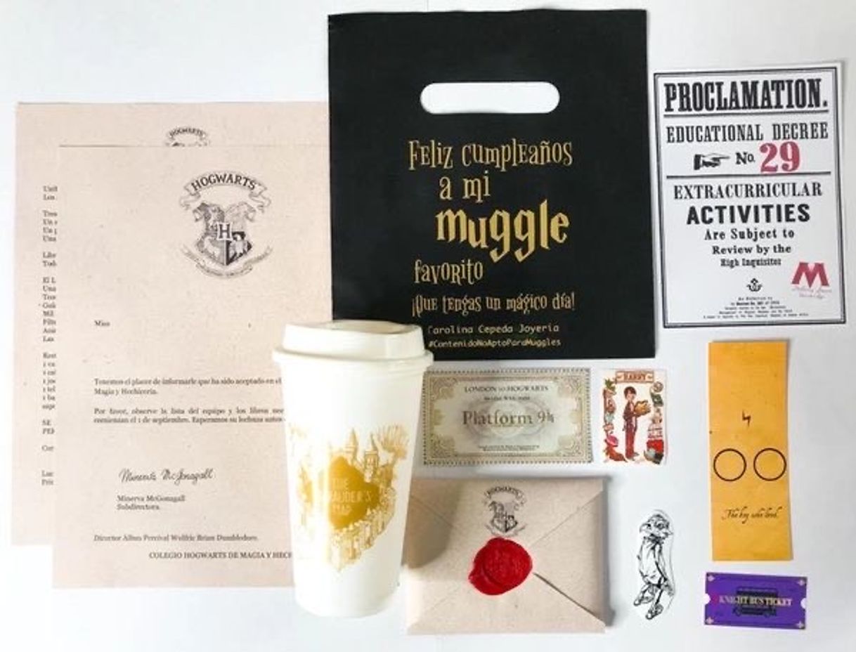 Product SET#4TERMO CARTA PERSONALIZADA • Harry Potter