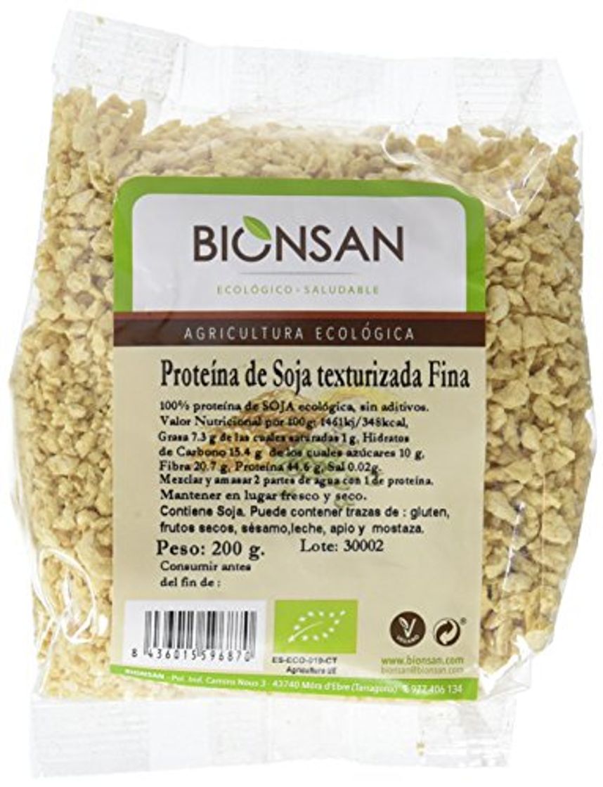 Lugar Bionsan Proteína de Soja Texturizada Fina Ecológica