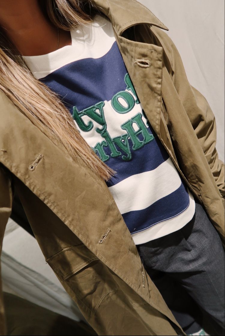 Social LIMITED EDITION TRENCH COAT - Olive green