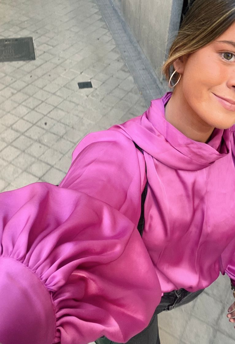Social Camisa lazada fucsia