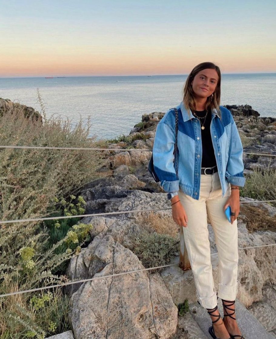 Social Cazadora vaquera patchwork