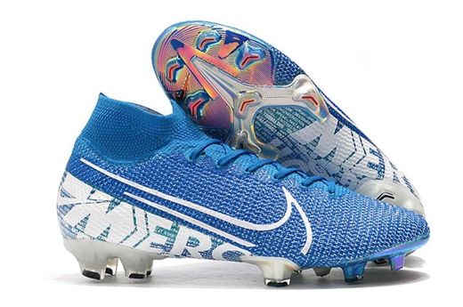 Chuteira Nike Mercurial Vapor 13 FG Elite "New Lights" Azul/Branco ...