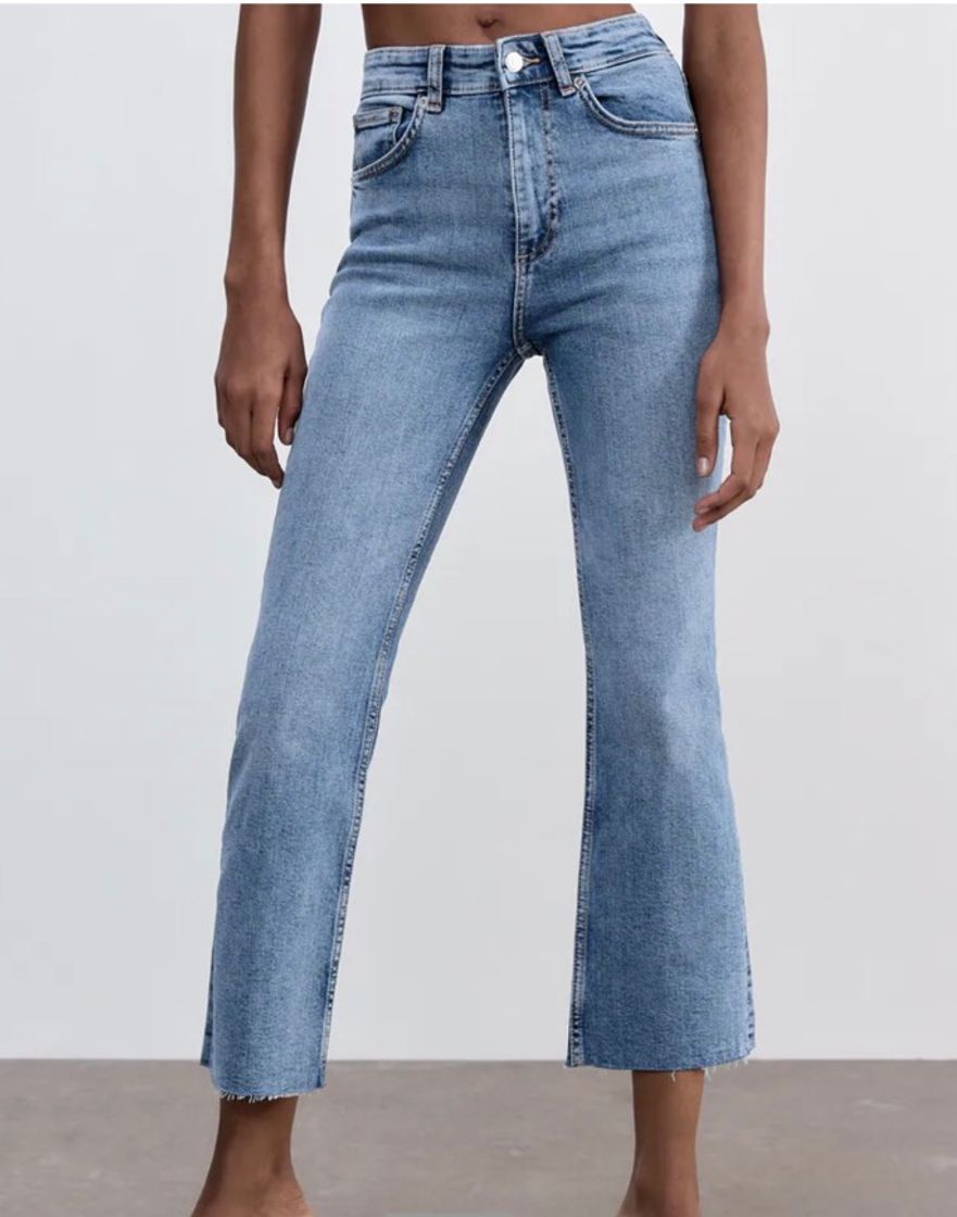 Moda Jeans Mid Rise Cropped Flare 