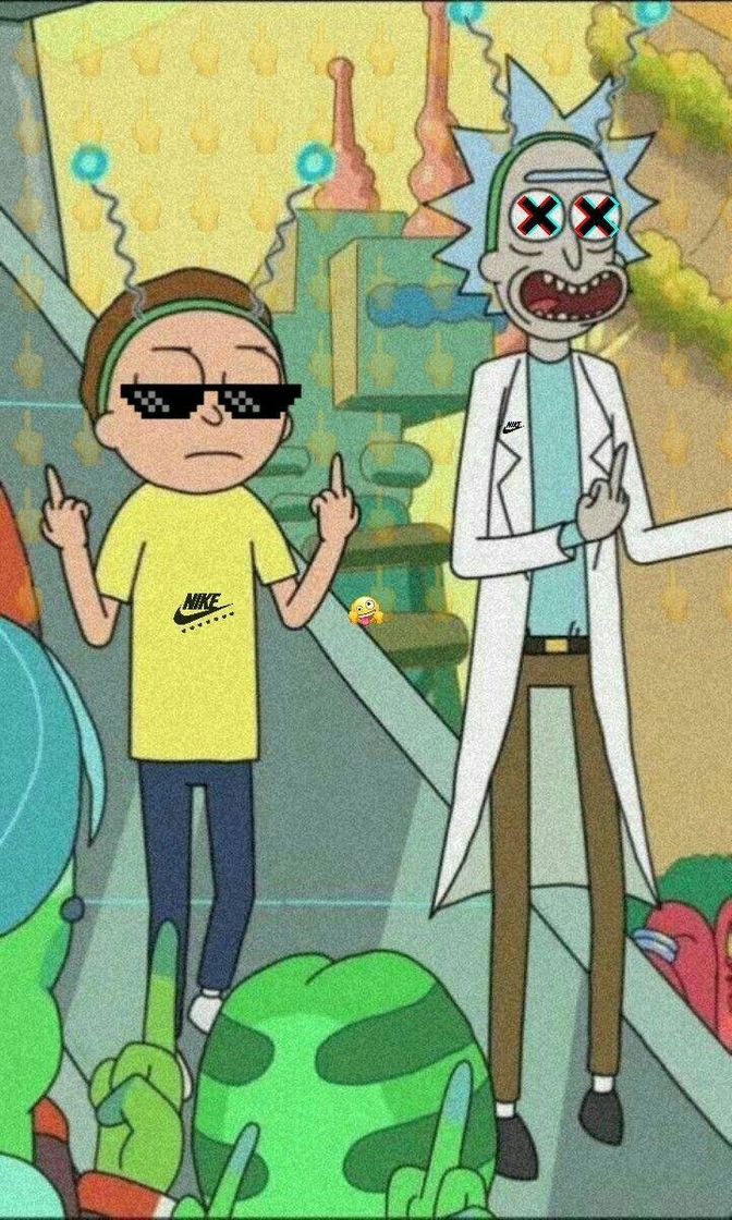 Fashion Wallpaper de rick and morty