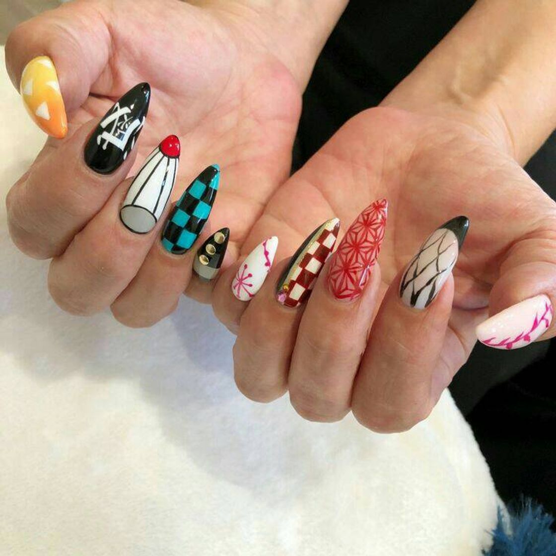 Social Nails kimetsu no yaiba