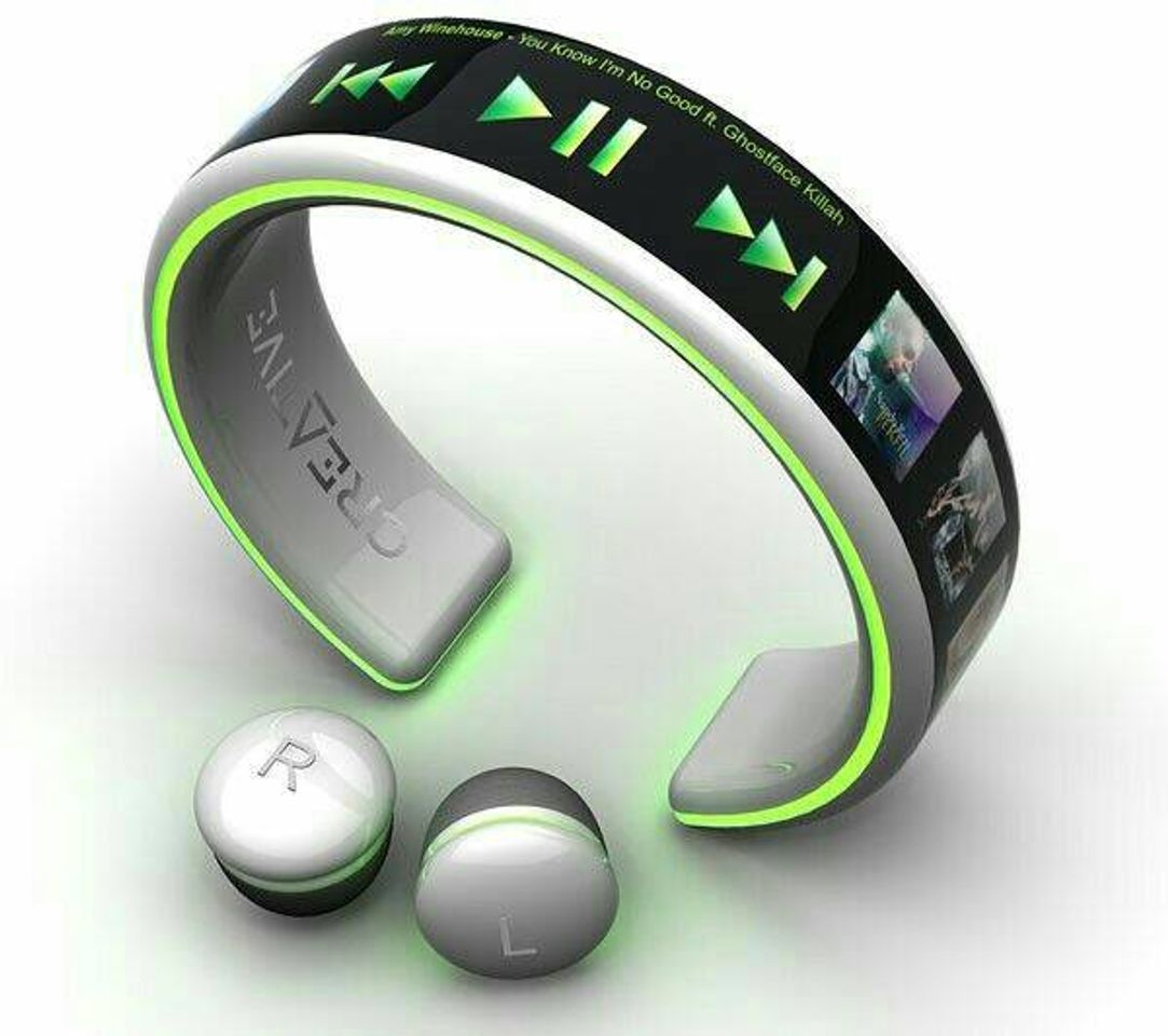 Moda MP3 Player com tela OLED flexível 