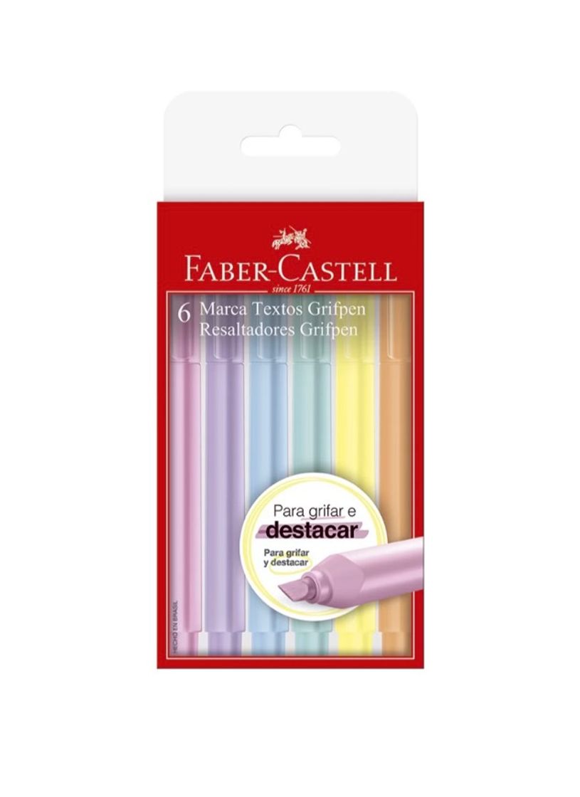 Moda marca texto Faber Castell