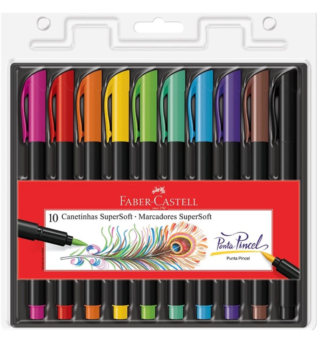 Moda kit canetas brush Faber Castell