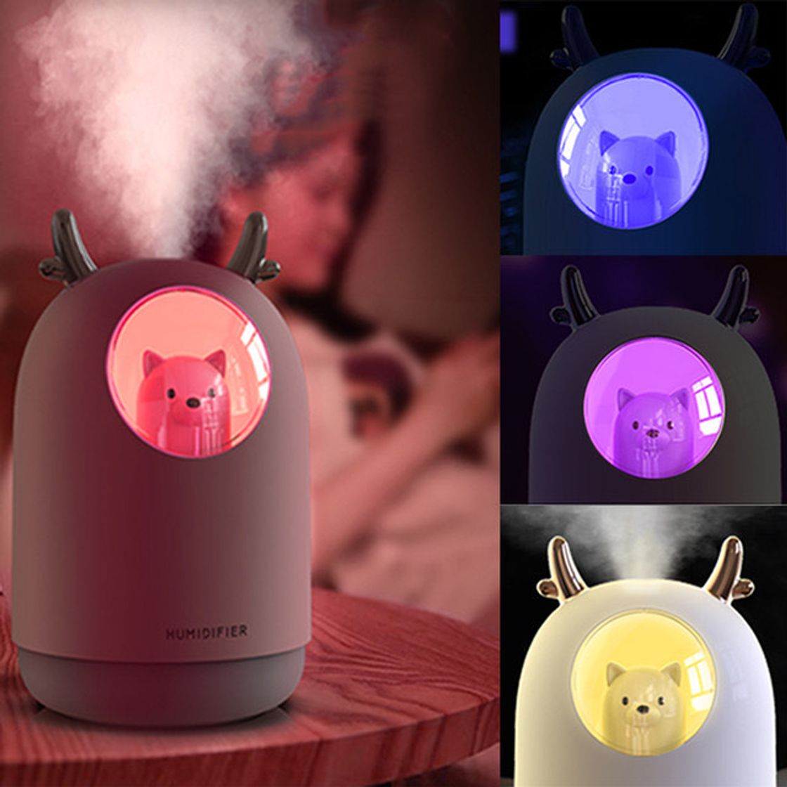 Fashion humidificador com LED