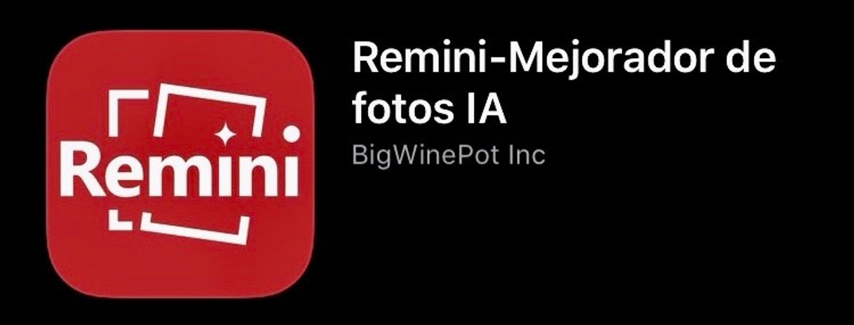 Aplicaciones ‎Remini - AI Photo Enhancer en App Store