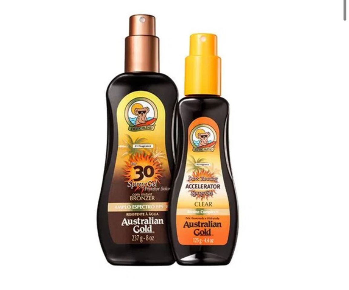 Fashion Bronzeador e acelerator Australian Gold 