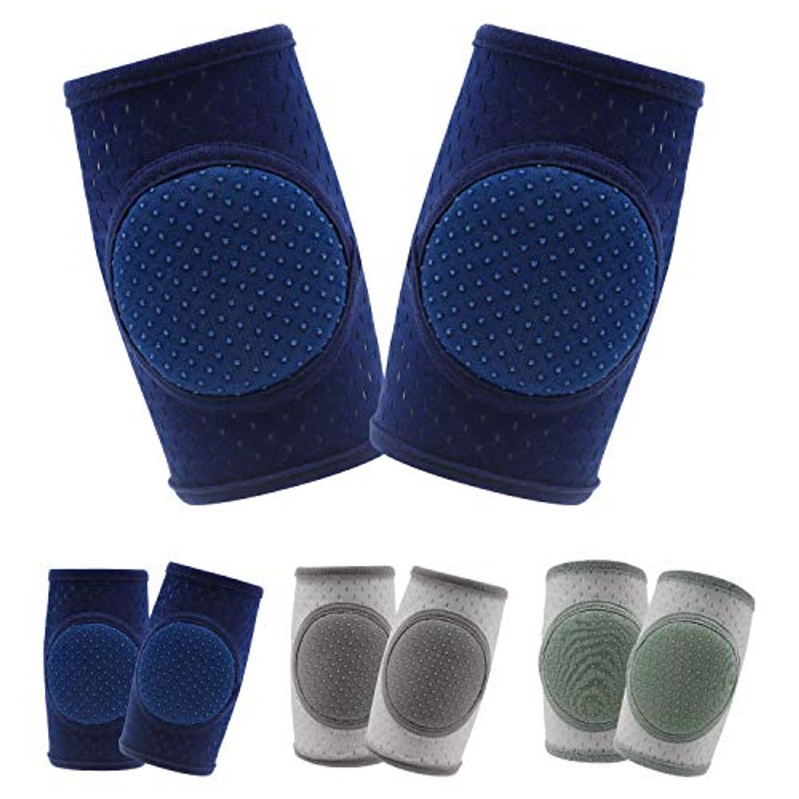 Social ABirdon 3 Pares Rodilleras para Gatear