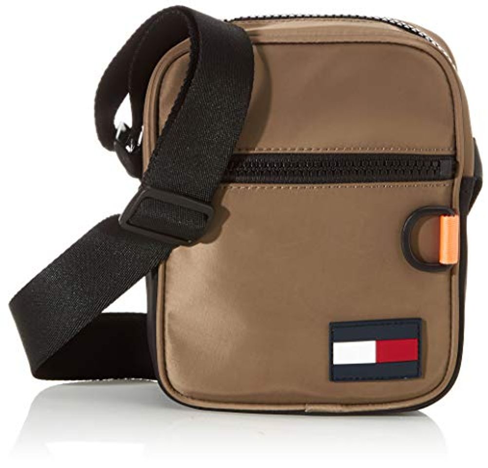 Moda Tommy Hilfiger - Mini Reporter, Shoppers y bolsos de hombro Hombre, Gris