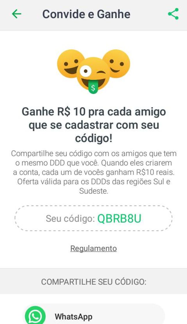 Moda Código de convite: QBRB8U