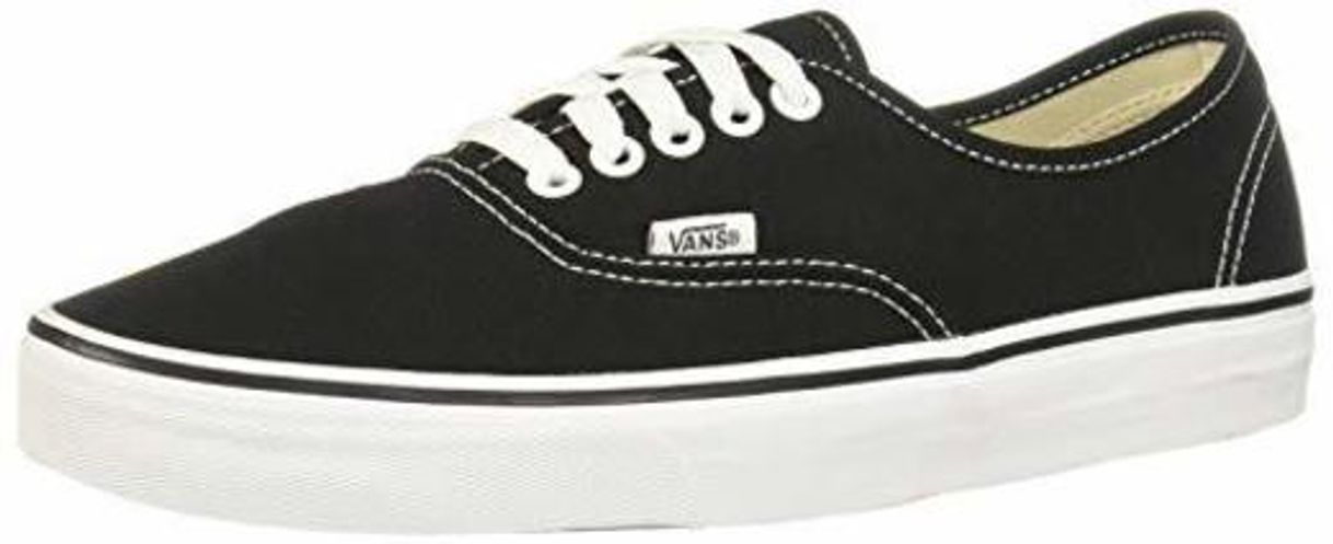 Fashion Vans Authentic, Zapatillas de Lona Unisex, Negro