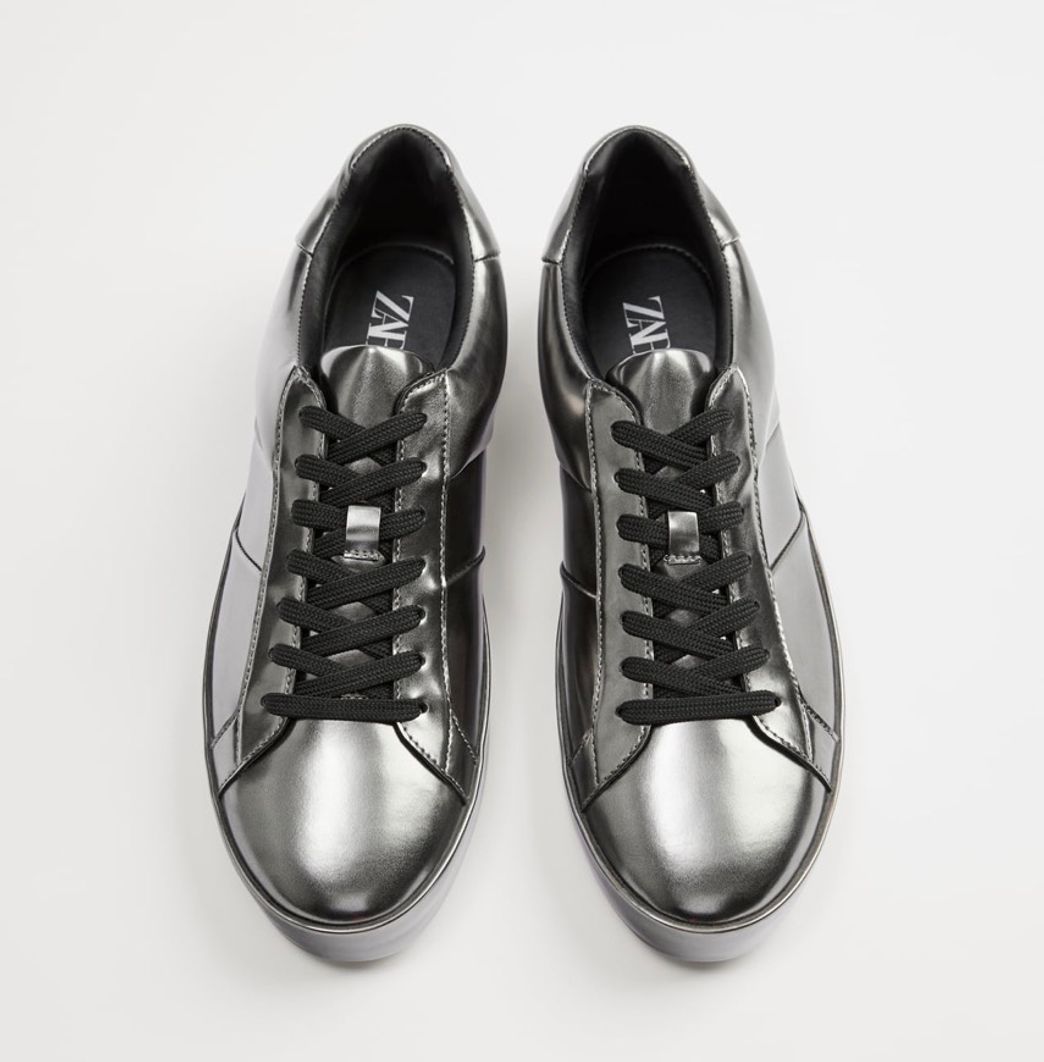 Moda Metallic Sneakers