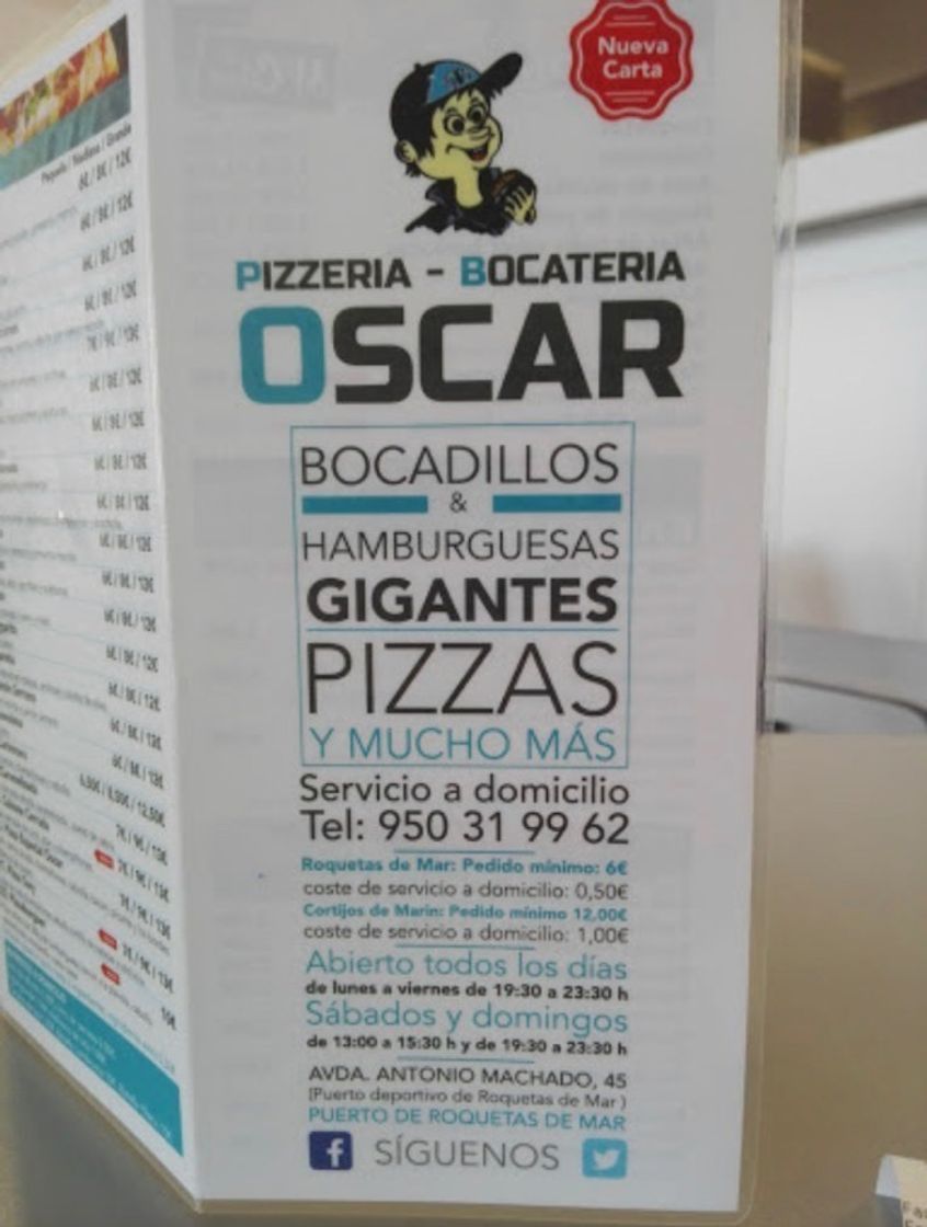 Restaurantes Pizzeria Bocateria Oscar