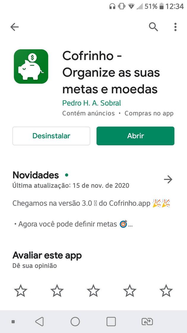 App Cofrinho.app