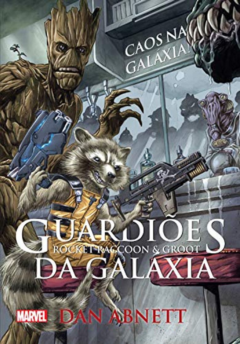 Libro Guardiões da Galáxia - Roccket Raccoon & Groot