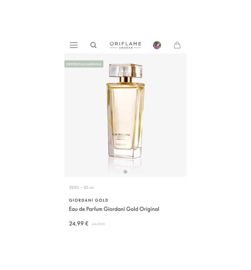 Social GIORDANI GOLD
Eau de Parfum Giordani Gold Original
24