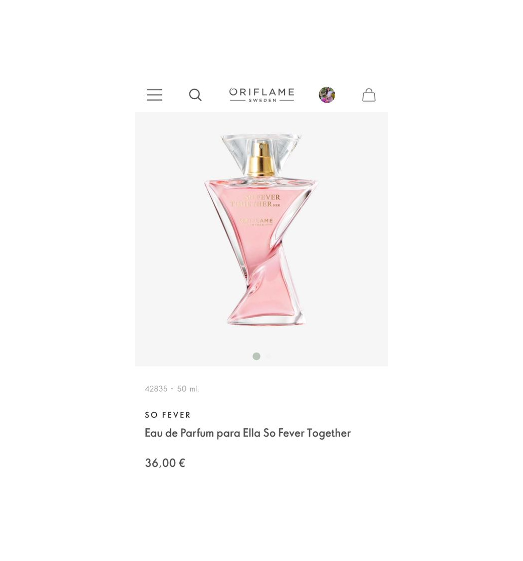 Social SO FEVER
Eau de Parfum para Ella So Fever Together
36