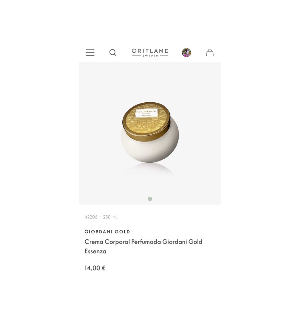 Social GIORDANI GOLD
Crema Corporal Perfumada Giordani Gold Essenza
14