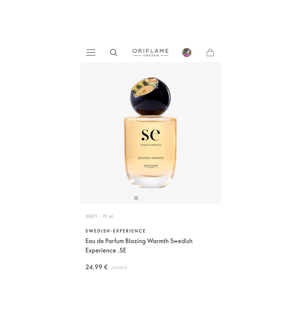 Social SWEDISH-EXPERIENCE
Eau de Parfum Blazing Warmth Swedish Experience .SE
24