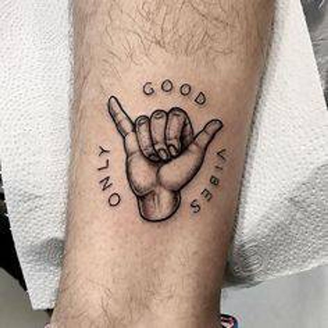 Fashion Tatto Good Vibes 🤙🏻