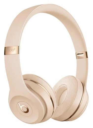 Fone de ouvido sem fio Beats Solo³ Wireless satin gold | Mercado ...