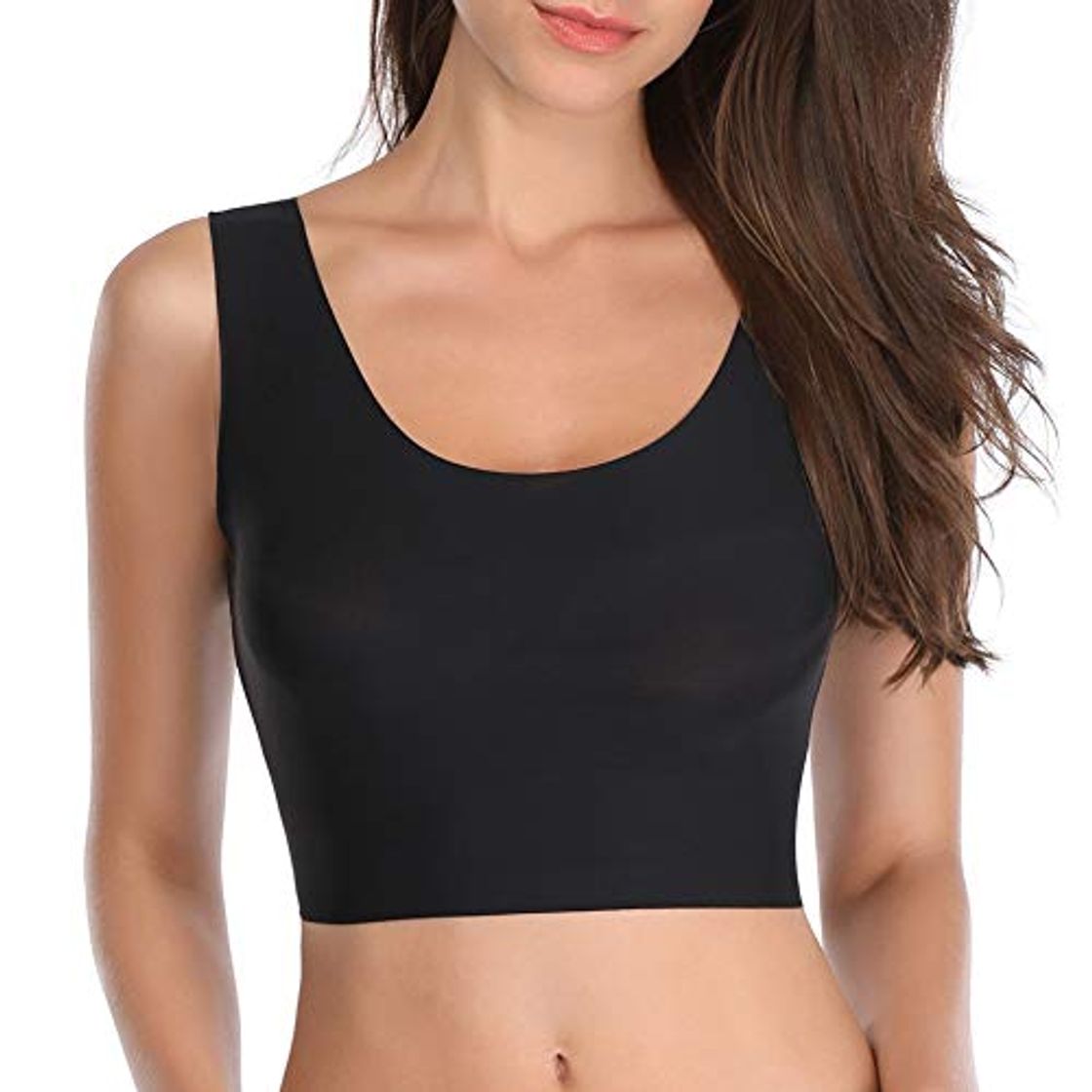 Moda Joyshaper Sujetador para Deportes Crop Top Mujer Camiseta Corta Yoga Racerback Top Gimnasio Fitness Ejercicio