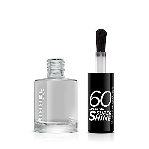 Product Rimmel London 60 Seconds Super Shine Esmalte de Uñas Tono 740 Clear